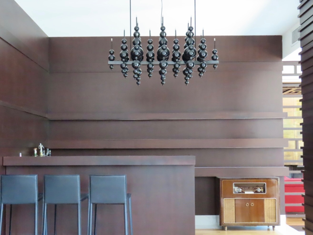 Main-floor bar